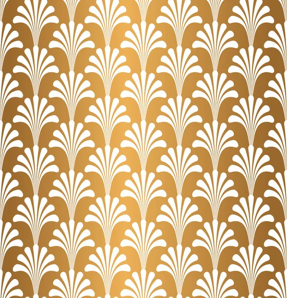 Oro Geométrico Gatsby Art Deco Patrón Fondo — Archivo Imágenes Vectoriales