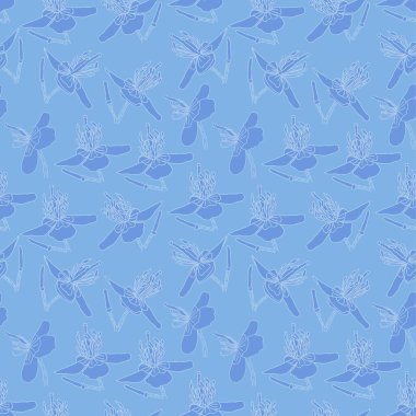 Mavi Kumaş Tekstil Tasarımı