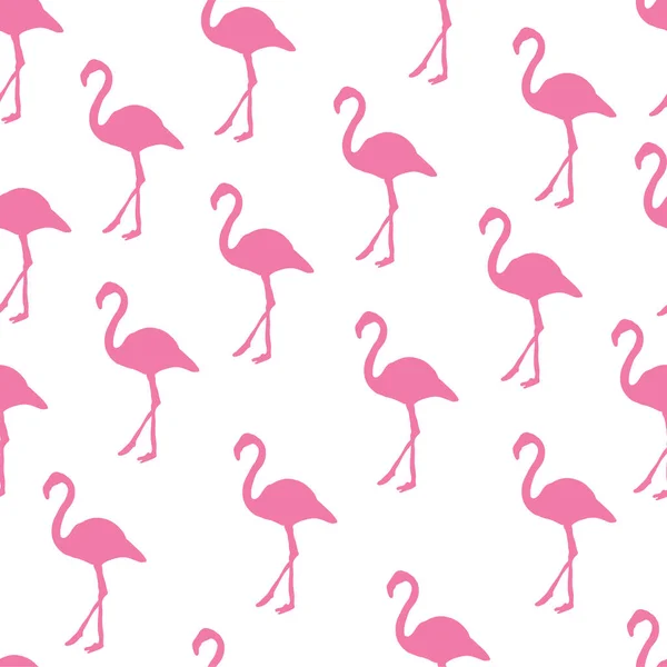 Różowy Jasny Wzór Flamingo Stripe — Wektor stockowy