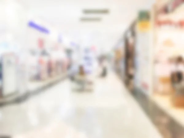 Unschärfe im Inneren des Einkaufszentrums — Stockfoto