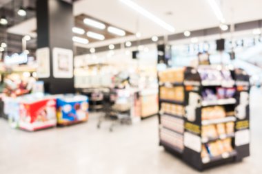 Soyut bulanıklık süpermarket