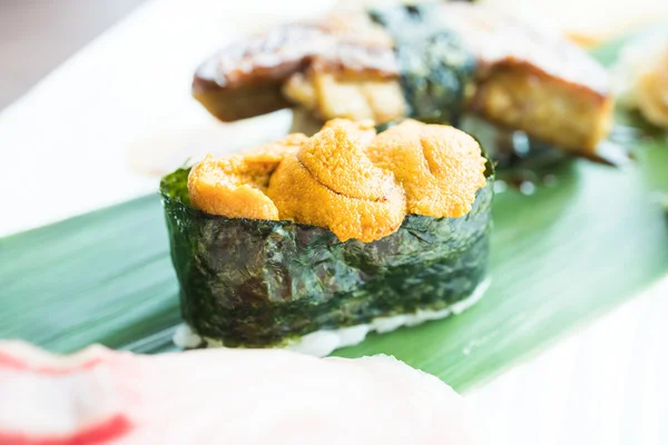 Selective focus point on sushi — Stock Photo, Image