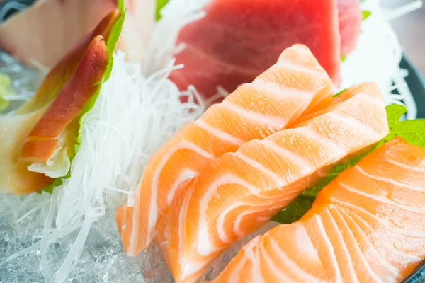 Syrové čerstvé Sashimi — Stock fotografie