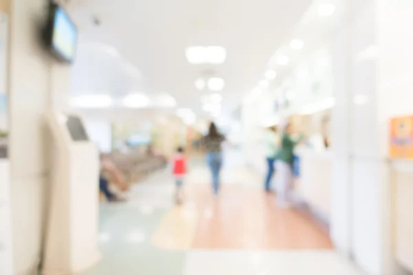 Desenfoque interior del hospital — Foto de Stock