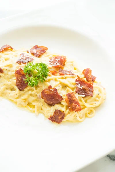 おいしいスパゲッティ カルボナーラ — ストック写真
