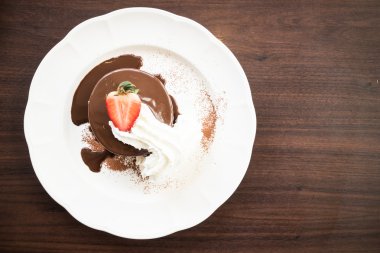 Lezzetli çikolatalı krep