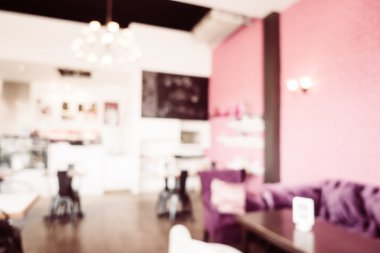 Bulanık restoran içi 