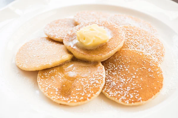 Pancake with butter on top — Stock Photo, Image