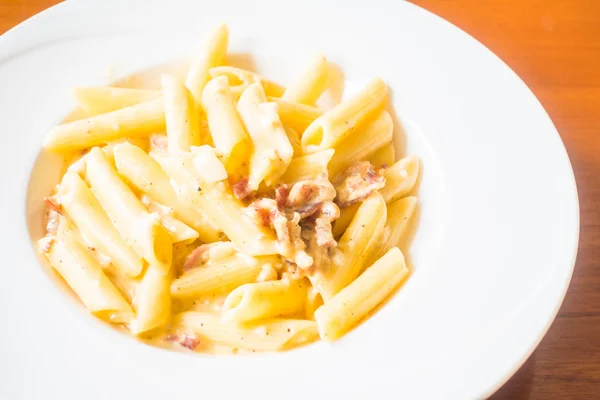 Leckere Carbonara-Pasta — Stockfoto