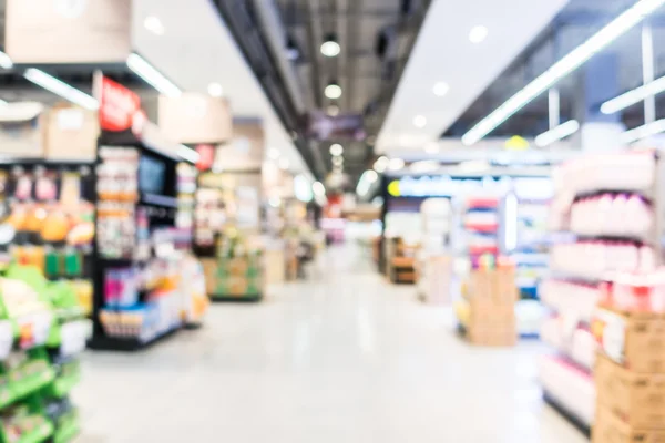 Blur supermarket interior — Stock Photo, Image