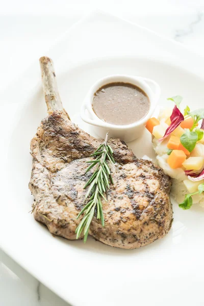 Grilovaný vepřový steak — Stock fotografie