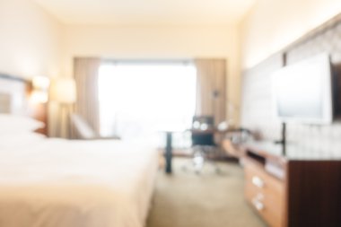 Soyut bulanıklık yatak odası