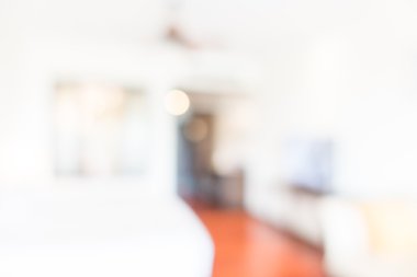 Soyut bulanıklık yatak odası