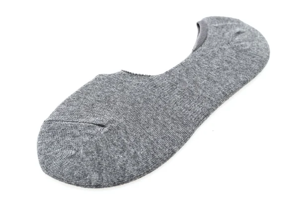 Gray cotton sock — Stock Photo, Image