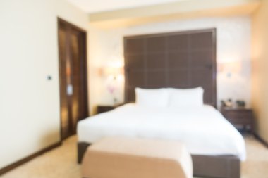 Soyut bulanıklık yatak odası