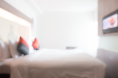 Soyut bulanıklık yatak odası