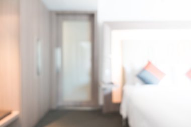 Soyut bulanıklık yatak odası