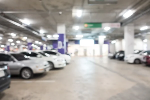 Desenfoque aparcamiento interior — Foto de Stock