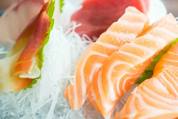 Syrové čerstvé Sashimi — Stock fotografie