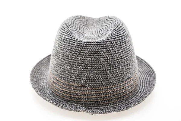 Ψάθινο καπέλο για τον άνθρωπο — Φωτογραφία Αρχείου