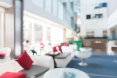 Otel lobi salonu bulanıklık