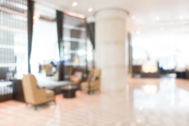 Otel lobi salonu bulanıklık