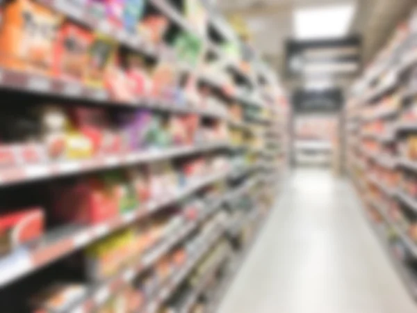 Abstract blur supermarket