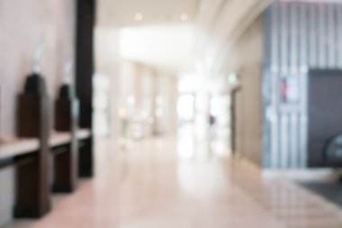 Otel lobi salonu bulanıklık