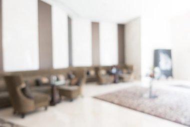 Otel lobi salonu bulanıklık