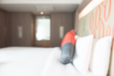 Soyut bulanıklık yatak odası