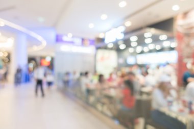 Soyut bulanık alışveriş merkezi