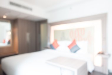 Soyut bulanıklık yatak odası