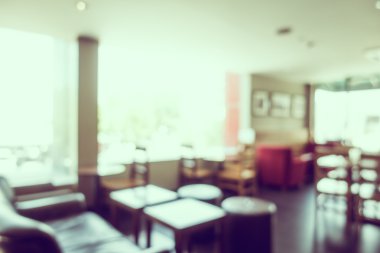 Soyut bulanıklık kahve dükkanı