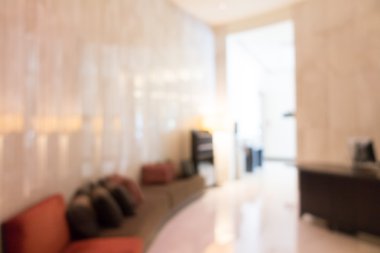 Otel lobi salonu bulanıklık
