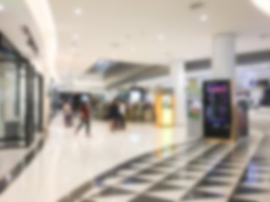 Soyut bulanık alışveriş merkezi
