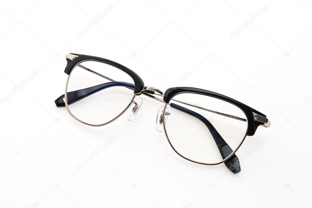 Eyeglasses wear isolated 