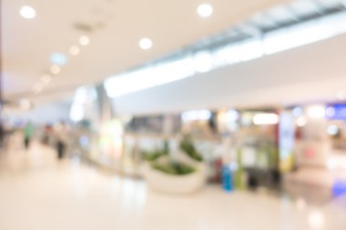 Güzel lüks alışveriş merkezi iç bulanıklık