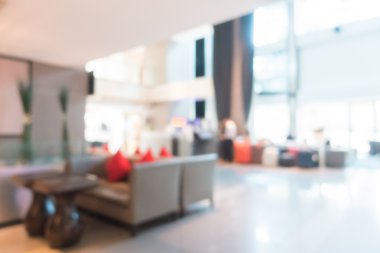 Otel lobi salonu bulanıklık