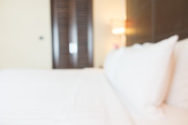 Soyut bulanıklık yatak odası