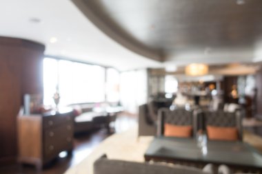 Otel lobi salonu bulanıklık