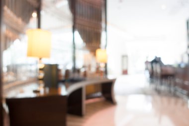 Otel lobi salonu bulanıklık