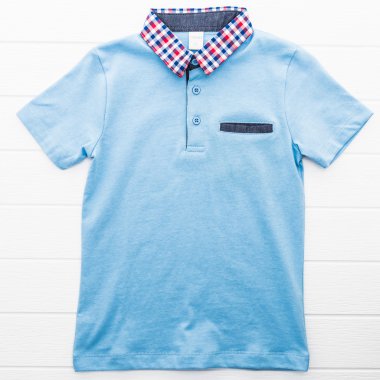 Mavi polo gömlek 