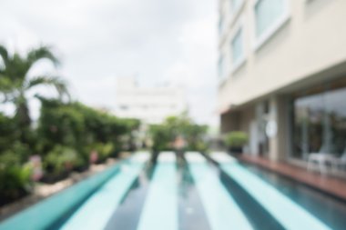 hotel resort yüzme havuzunda bulanıklık