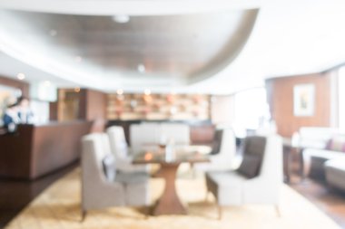 Otel lobi salonu bulanıklık