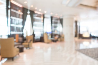 Otel lobi salonu bulanıklık