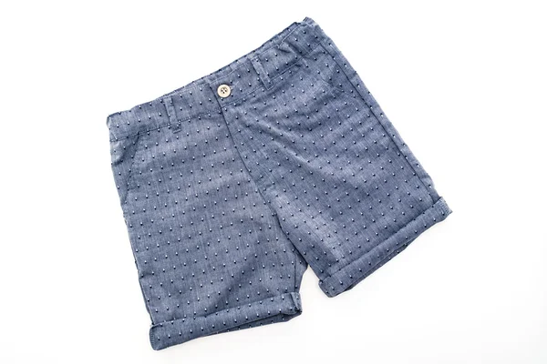 Calças curtas azuis — Fotografia de Stock