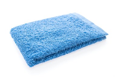 Mavi banyo havlusu