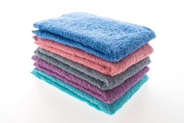 renkli yığını banyo Havlu
