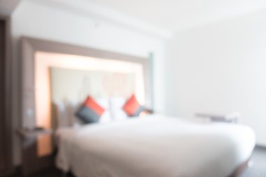 Soyut bulanıklık yatak odası