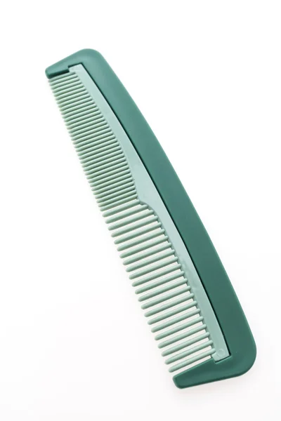 Green hair comb — Stock Photo, Image